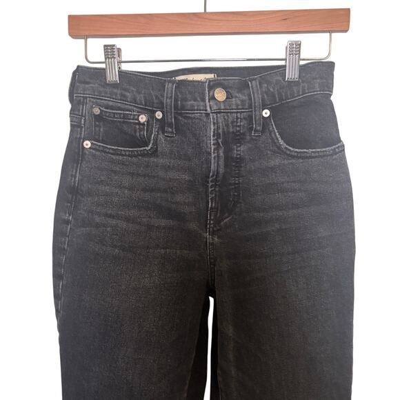 Madewell Black Straight Leg Jeans - Picture 2 of 7